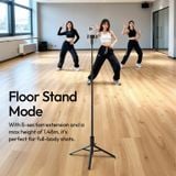  Ulanzi MT86 Automatic Phone Tripod with Phone Clamp Portable Selfie Stick Tripod for Smartphone Outdoor Travel Vlog Livestream 