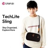  Ulanzi YY08 TechLite Sling Bag 2L Smart Storage Shoulder for Action Camera Livestream Vlog Shot for Outdoor Casual Days Out Trip 