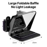  Ulanzi RT02 Teleprompter Portable Mini Collapsible Prompter for Tablets DSLR Laptop Camera Phone Live Streaming Video Recording 
