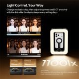  Ulanzi PL15RGB Handheld RGB Ring Light 3 Lighting Modes for Smartphone Action Camera Livestreaming Vlog Shots with 1/4" Mount 