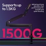  Ulanzi ZJ05 Adjustable Microphone Boom Arm with 360° Ballhead 1.5KG Load for Mic/Camera/Phone Livestreaming Vlog Photography 