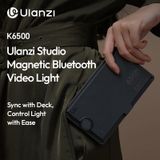  Ulanzi K6500 Studio Magnetic Bluetooth Video Light with Type-c Charging Bi-Color Soft Light for  Livestreaming Vlog Home Studio 
