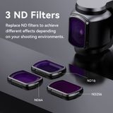  Ulanzi PK-03 ND Magnetic Filters Kit for DJI Osmo Pocket 3 Professional ND16 ND64 ND256 Filters Strong Magnetic Attachment 