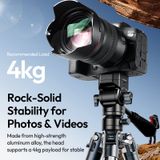  Ulanzi U190 II Uka Fluid Tripod Head Max Load 4KG Quick-Release for Photography Camera Movements Panoramic Shots with Bowl Base 