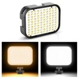  Ulanzi VL100C LED Video Light 3200K-6500K 170° Adjustable Ballhead Cold Shoe Vlog Fill 2000mAh Battery Camera Light Lamp 