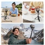 Ulanzi MT99 Mini Tripod for Action 6 / Nano Cameras 2-in-1 Handheld Selfie Stick Tripod Mode Outdoor Livestreaming Vlog Travel 