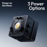 Ulanzi EC65 65W COB Cube Light 13 Light Effects for Vlog Video Production Camera Photography with DC Power Adapter PD Charger 