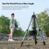 Ulanzi OMBRA II Travel Tripod with Uka Quick-Release 10KG Load Included Phone Clamp for Camera Smartphone Livestreaming Vlog