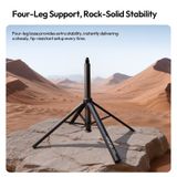  Ulanzi TT91 Auto-Open Extension Pole with 1/4" Mount 1.66M 8-Section Adjustable for Action Camera Outdoor Photography Fill Light 