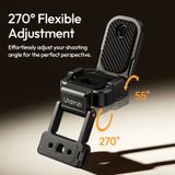  Ulanzi PK16 Quick-Release Magnetic Base for DJI Pocket 3 Action Camera for Railings Fridges Gym Camping 270° Flexible Adjustment 