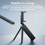  Ulanzi SK-20 Travel Phone Holder Portable Mini Tripod for Smartphone Vertical Horizontal for Livestreaming Shot Vlog Photography 