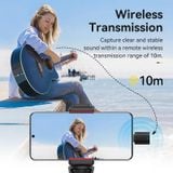  Ulanzi VM-10 Wireless Lavalier Microphone Portable Audio Video Recording Mic For iPhone 16 15 14 Android Live Broadcast Gaming 