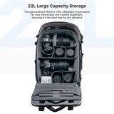  Ulanzi BP09 Camera Backpack 22L Light Travel Large Capacity Storage Splash-proof Travel Bag Digital SLR Camera Photography 