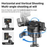  Ulanzi MT-63 26CM Portable Mini Tripod with 360° Panoramic Head Horizontal and Vertical Shooting for Smartphones Cameras 