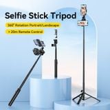  Gậy Selfie Tích Hợp Tripod Dùng Cho Điện Thoại ULANZI MT-70 (1.5m, with Remote Control, 360° Rotation Portrait/Landscape, 180° Angle Adjustment, Anti-slip pad, 1kg Load Capacity) 