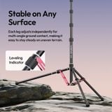  Ulanzi T230 Reversible Leg Light Stand Tripod for COB Light Ring Fill Light Camera Softbox Outdoor Shooting Portrait Photography 