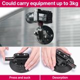  Ulanzi Car Phone Action Camera Holder Hand Pump 360° Suction Cup Adjustable Professional For GoPro for Insta360 for DJI Action 