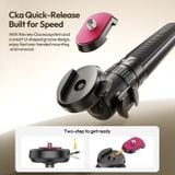  Ulanzi MT90 Cka Quick-Release Tripod 2-in-1 Tripod &amp; Selfie Stick for Outdoor Vlog Travel Livestreaming Shots with Backpack Clip 