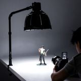  Ulanzi ZJ02 Camera Desk Mount with Holding Arm 4.8cm C-Clamp Flexible Adjustment for Still Life Photography Extend to 65cm Arm 