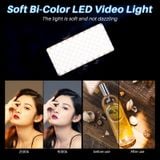  Ulanzi VL200 Led Video Light With Soft Diffuser 360°Ball Head 5000mAh 2500-9000k Fill Panel Lamp Camera Light for Youtube 