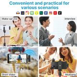  Ulanzi J12 Wireless Lavalier Microphone Lapel Microphones Set Short Video Recording Mini Mic For iPhone Android Live Broadcast 