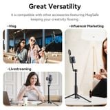  Gậy Selfie Từ Tính Tích Hợp Tripod Dùng Cho Điện Thoại ULANZI MG-003 (1.36m, 360° Rotatable, Built-in N52 Magnetic, Wireless Remote up to 10m) 