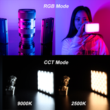  Ulanzi VL120 Full Color RGB Video Light 2500K-9000K LED Photography Lighting Dimmable Camera Light Live Vlog Fill Light 