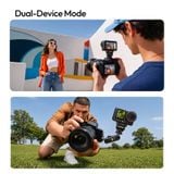 Ulanzi OA27 Quick Release Cold Shoe Mount for Action 6/Nano Magnetic Snap Dual-Device Mode for Action Camera Livestreaming Vlog 
