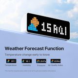  Ulanzi TC001 Smart Pixel Clock Weather Forecast Function Scientific Management of Time Full Color Pixel Display Clock 