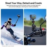  Ulanzi VL03 Motorcycle Invisible Selfie Stick Holder 360° Adjustable for Action Camera Outdoor Travel Livestreaming Vlog Shots 