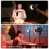 Ulanzi C60 60W RGB Video Light COB Lamp Full RGB Fill Light Professional Outdoor Studio Vlog with Customizable Lighting Effects 