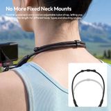  Ulanzi ZJ09 Flexible POV Neck Magnetic Mount for Action Camera Livestreaming Vlogging Shots Daily Record with 360° Rotation 
