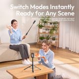  Ulanzi TT92 Auto-Open Selfie Stick Tripod Universal 1/4" Mount 90cm for Action Camra Selfies Vlogging Group Shots Livestreaming 