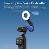  Ulanzi LM004 Compatible with Pocket 4 Gimbal Ring Light Photography Fill Light for Action Camera Group Shots Livestream Vlogging 
