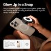 Ulanzi LM23 Pocket LED Light Fill Light for iPhone 15 16 17 Magsafe Selfie Video Light Magnetic Soft Pocket LED Phone Portable
