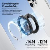  Ulanzi MA02 MagLock Dual Magnetic Phone Stand Slim Foldable Design with Universal 1/4" Mount for Gym Refrigerator Vlog Shots 