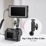  Ulanzi R098 Double Ball Heads With Code Shoe 1/4 Screw Mount Magic Arm for DSLR Camera Monitor Mic Video Light Super Clamp 