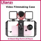  Ulanzi U Rig Pro Smartphone Video Rig With 3 Mounts Video Recording Cell Phone Stabilizer Filmmaking Case Filming Accessories 