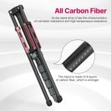  Ulanzi MT-49 1.9M Carbon Fiber Lighting Stand Portable Tripod Photography Light Stand for LED Light Flash Softbox Travel Monopod 
