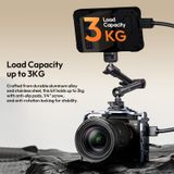  Ulanzi HD02 10-inch Magic Arm Kit for Outdoor Camera Photography Livestreaming Vlog with All-Direction Ball Head Adaptable Clamp 