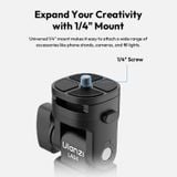  Ulanzi LA04 Light Stand Adapter with 1/4" Mount for Phone Stands Cameras Video Fill Lights with Cold Shoe Quick-release Plate 