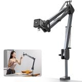  Ulanzi TH04 Overhead Camera Mount 2kg Load 360° Rotatable Ball Head for Camera Microphone Workspace Photography Livestreaming 