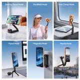  Ulanzi MA90 Versatile Magnetic Phone Stand Dual-Sided Magnetic Snap Hidden Hook Mantis Mode Tripod for Travel Vlogging Shots 