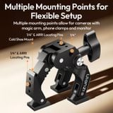  Kẹp Siêu Chắc 3 Chấu ULANZI CO78 (High Stability, for Edge Desk Banister Handlebars Branches Outdoor Shot with 1/4" Cold Shoe Mount) 