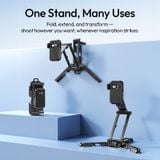  Ulanzi EA06 Versatile Camera Stand Handheld Flexible Shoot 1/4" Mount for Camera Travel Shots for Uka / Arca-Swiss Quick Release 