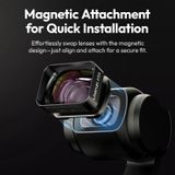  Ulanzi F35 Pocket 3 Wide-Angle Lens / Telephoto Lens for DJI Osmo Pocket 3 Magnetic Photograph Attachment Quick Installation 