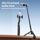  Ulanzi TT86 Mini Overhead Selfie Stick Magnetic Clamp 2 in 1 Phone Mount with Wireless Remote Extension Tripod Livestream Vlog 
