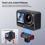  Ulanzi OA24 Metal Magnetic Quick Release Adapter for DJI Action 6/Nano Dual-Sided Magnetic Mount Outdoor Travel Livestreaming 