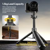  Ulanzi MT90 Cka Quick-Release Tripod 2-in-1 Tripod &amp; Selfie Stick for Outdoor Vlog Travel Livestreaming Shots with Backpack Clip 