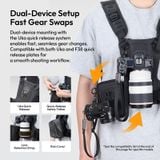  Ulanzi CB04 Uka Camera Harness System for Long Shoots Uka Dual Mount Lens Strap for Outdoor Hiking Urban Street Photography 